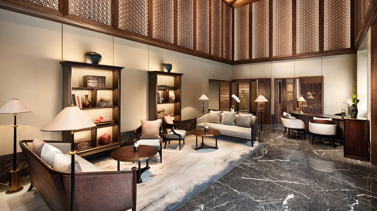 Capella Shanghai, Jian Ye Li interior