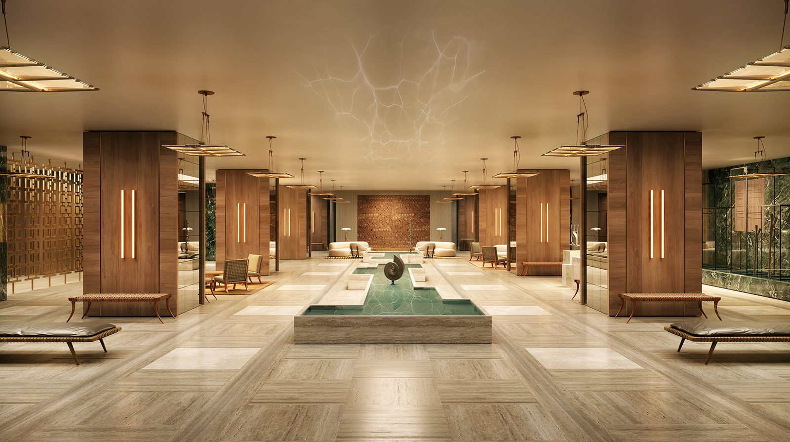 Conrad Athens, The Ilisian interior