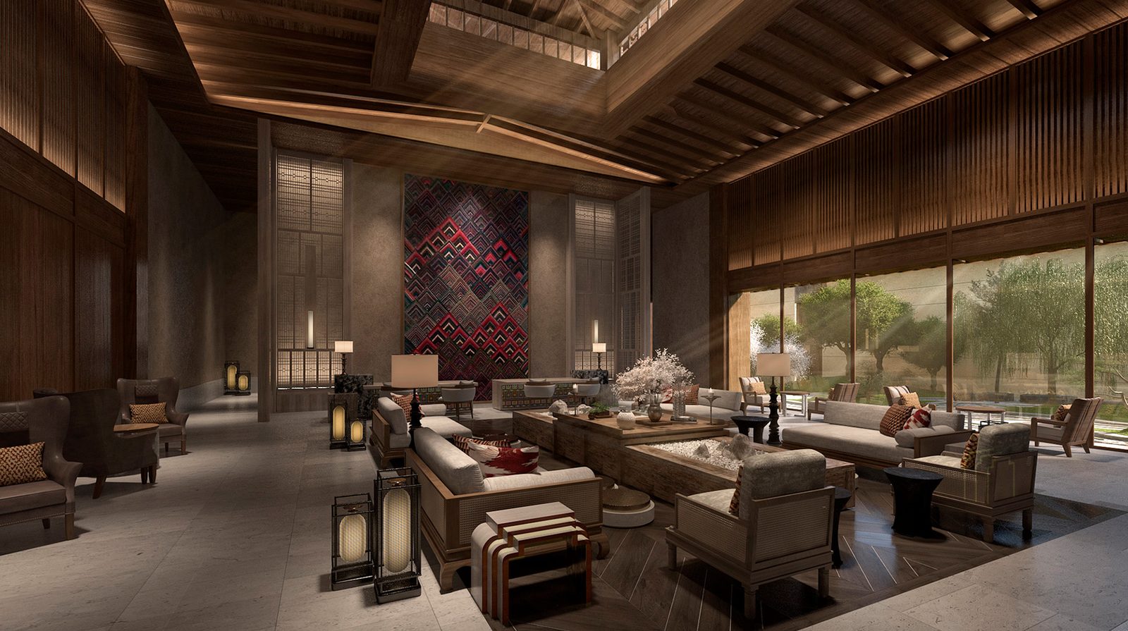 Conrad Jiuzhaigou interior