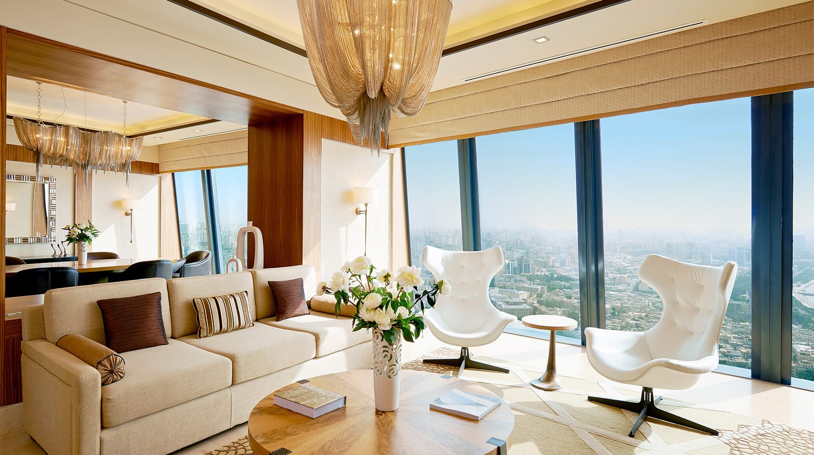 Fairmont Baku, Flame Towers interior