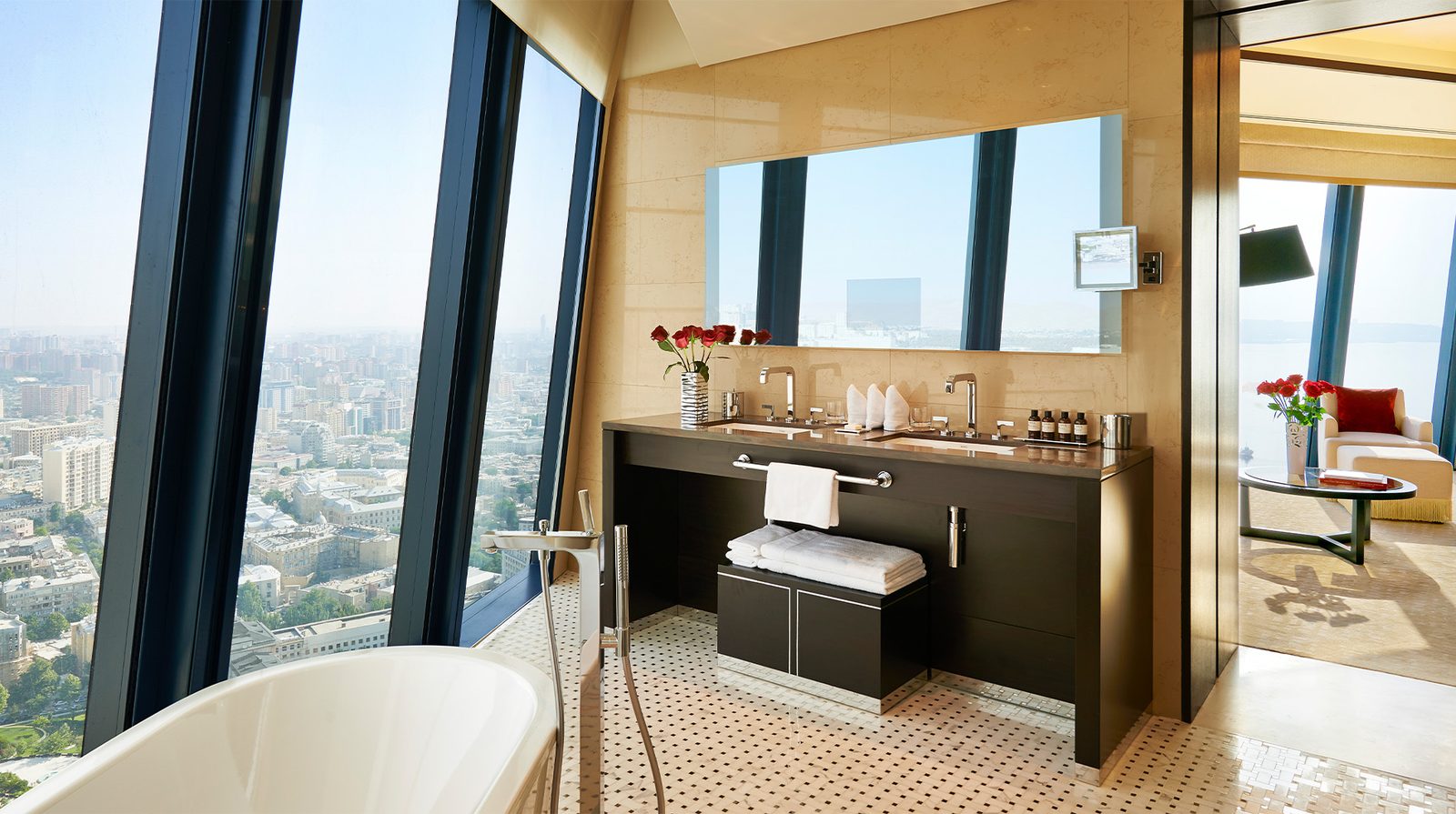 Fairmont Baku, Flame Towers interior