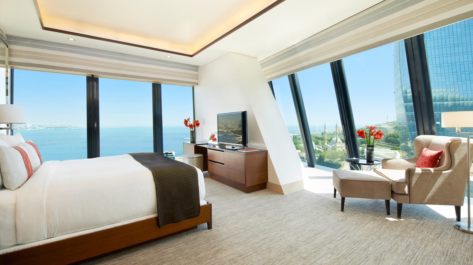 Fairmont Baku, Flame Towers interior