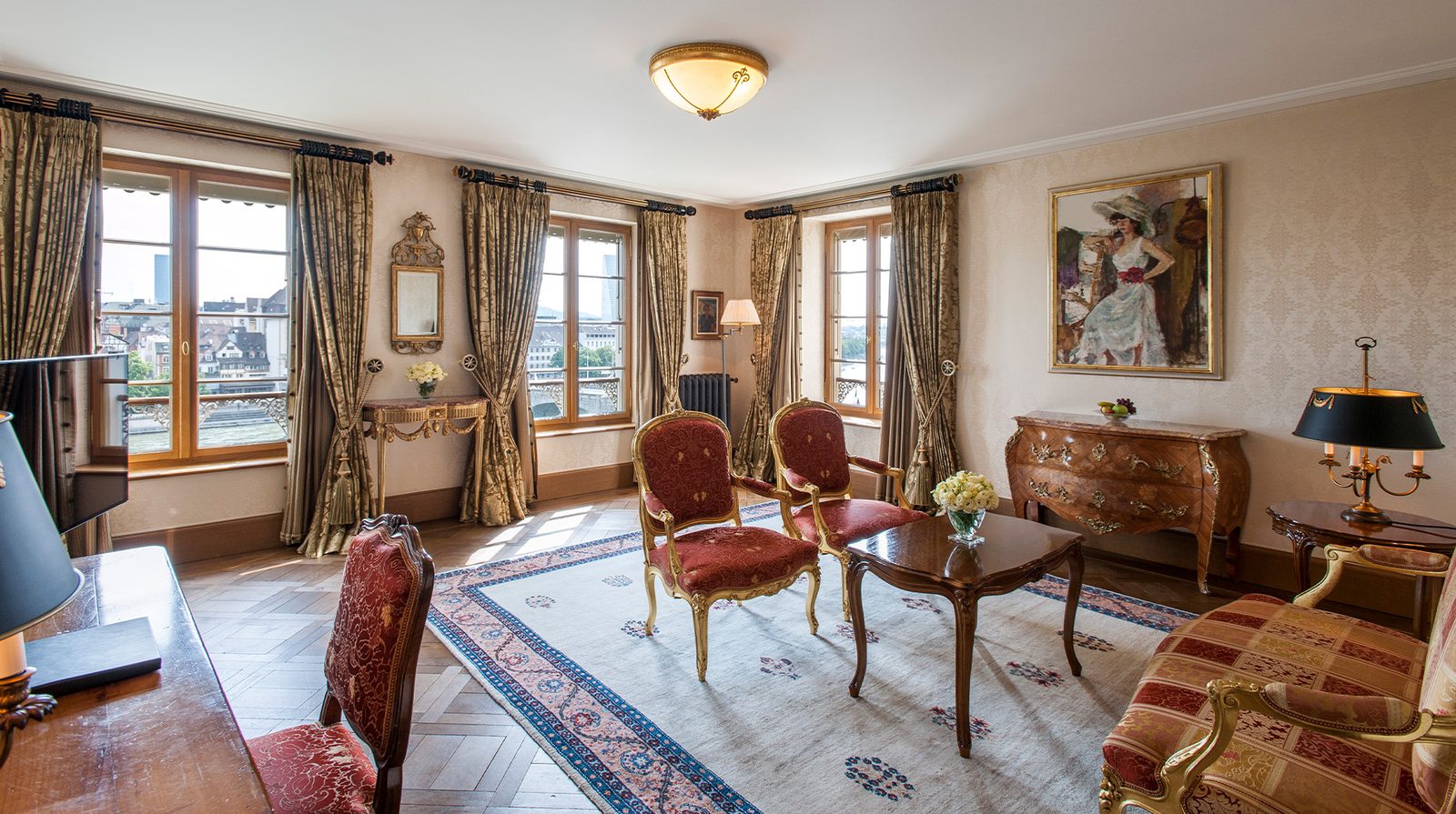 Grand Hotel Les Trois Rois interior