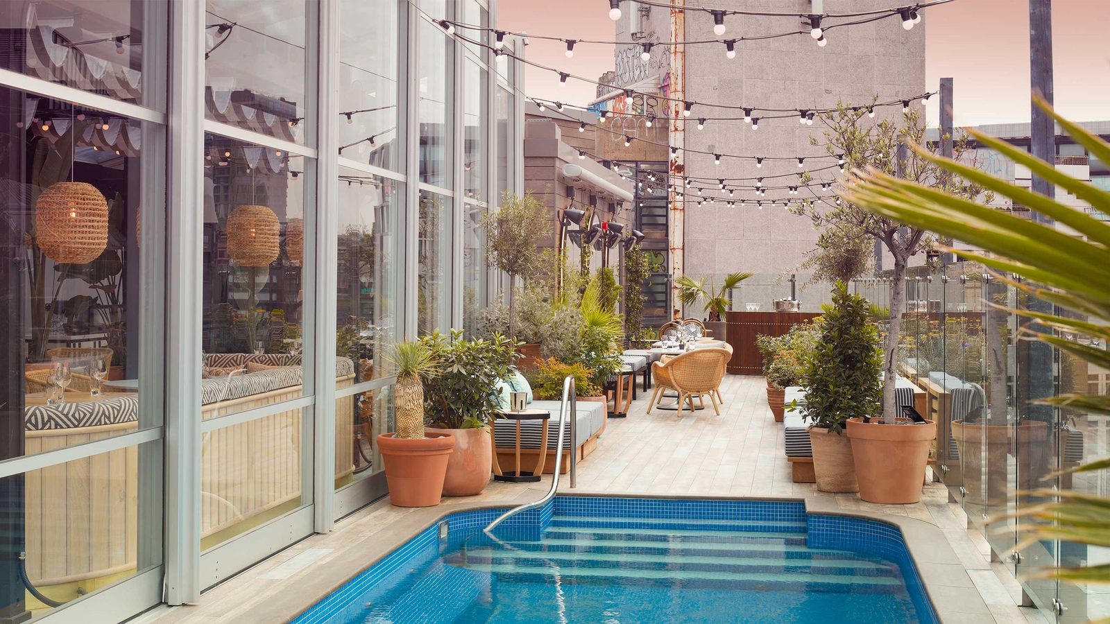 Mondrian Shoreditch interior