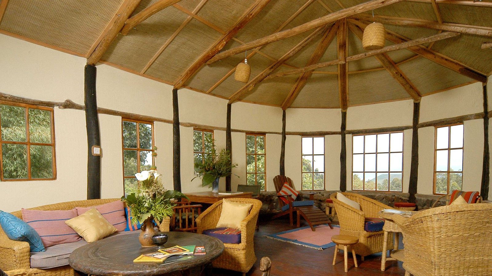 Mount Gahinga Lodge interior