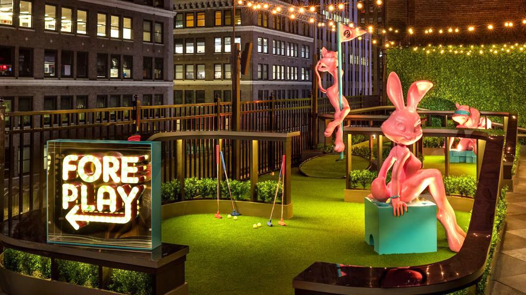 Moxy NYC Times Square interior