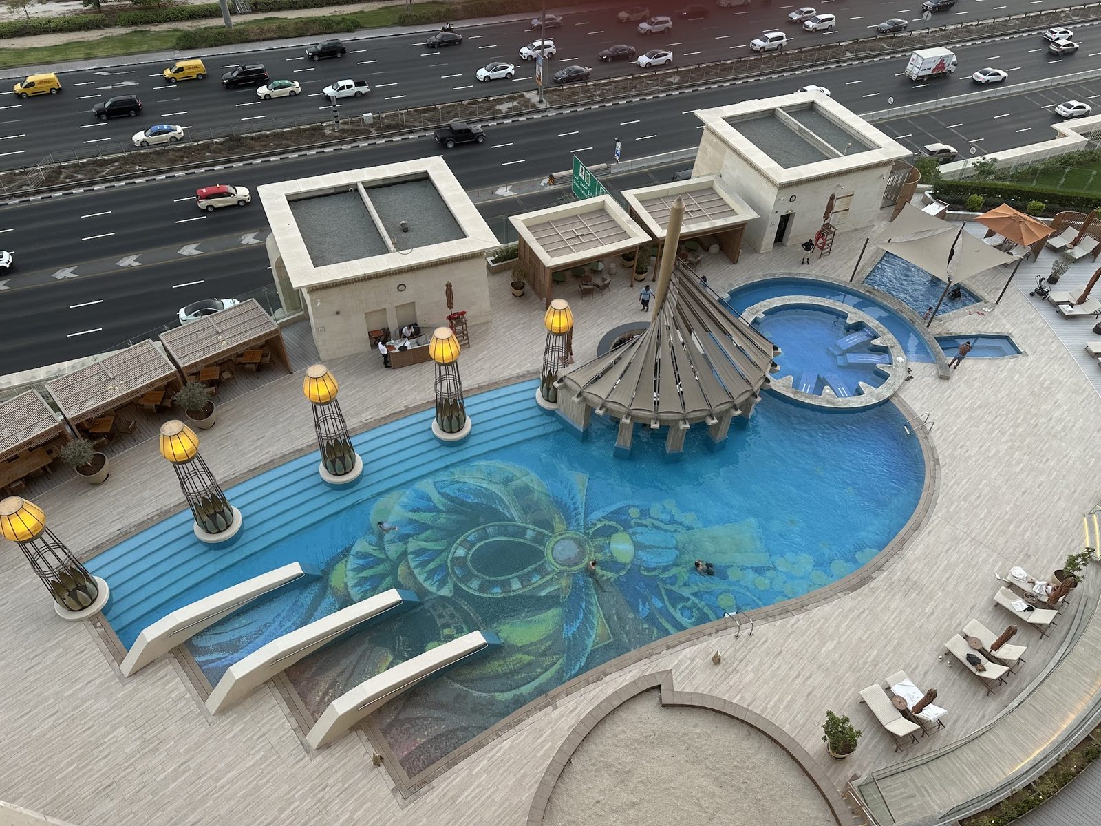Raffles Dubai interior
