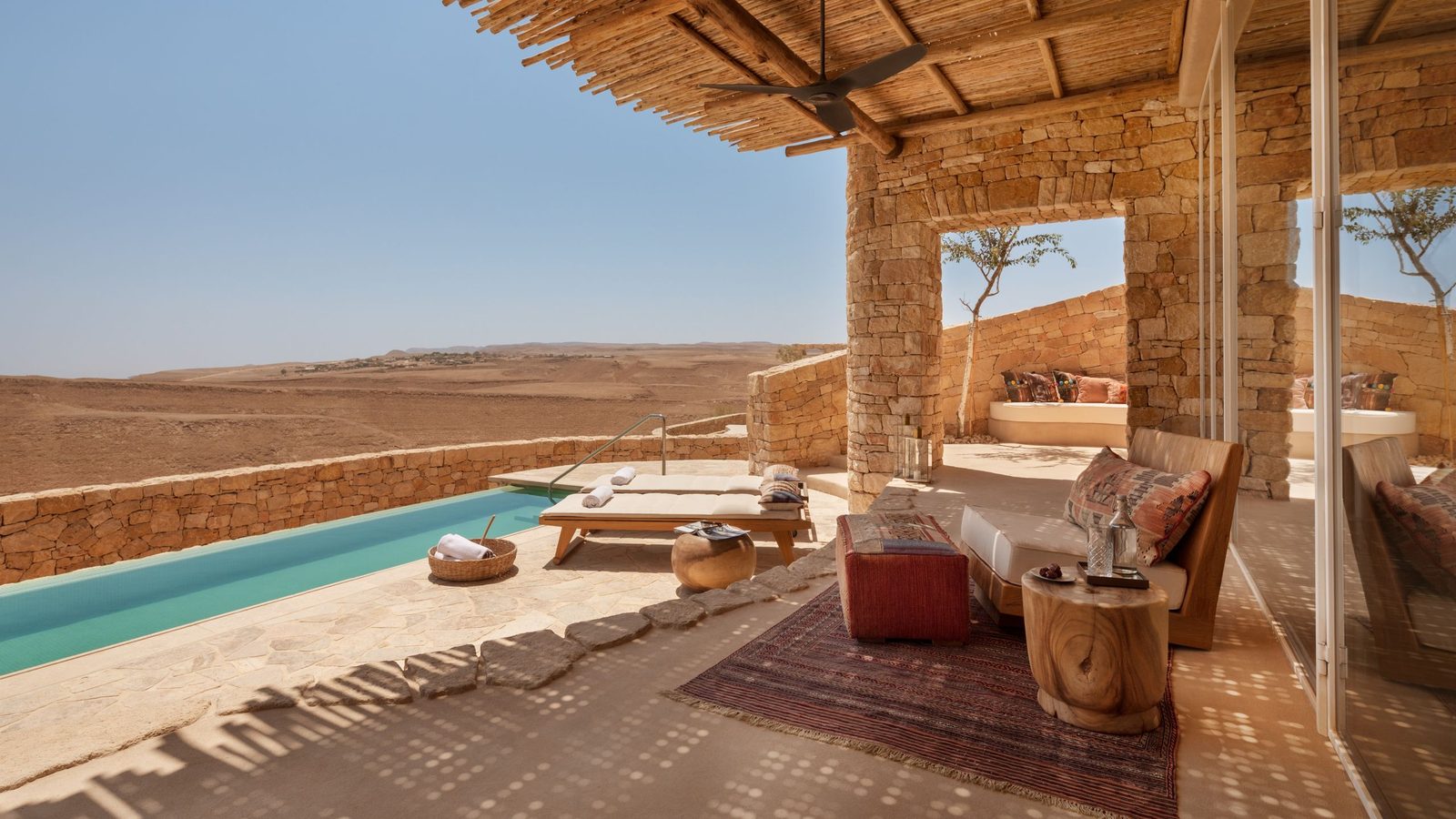 Six Senses Shaharut interior