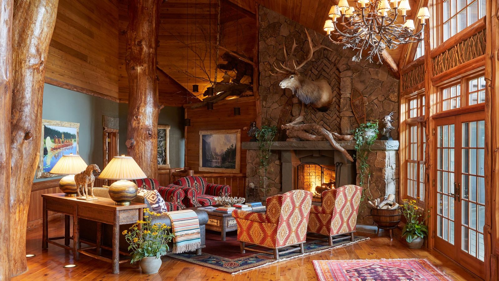 The Chatwal Lodge interior