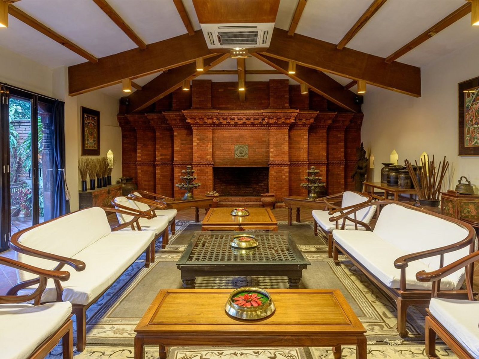 The Dwarika's Hotel interior