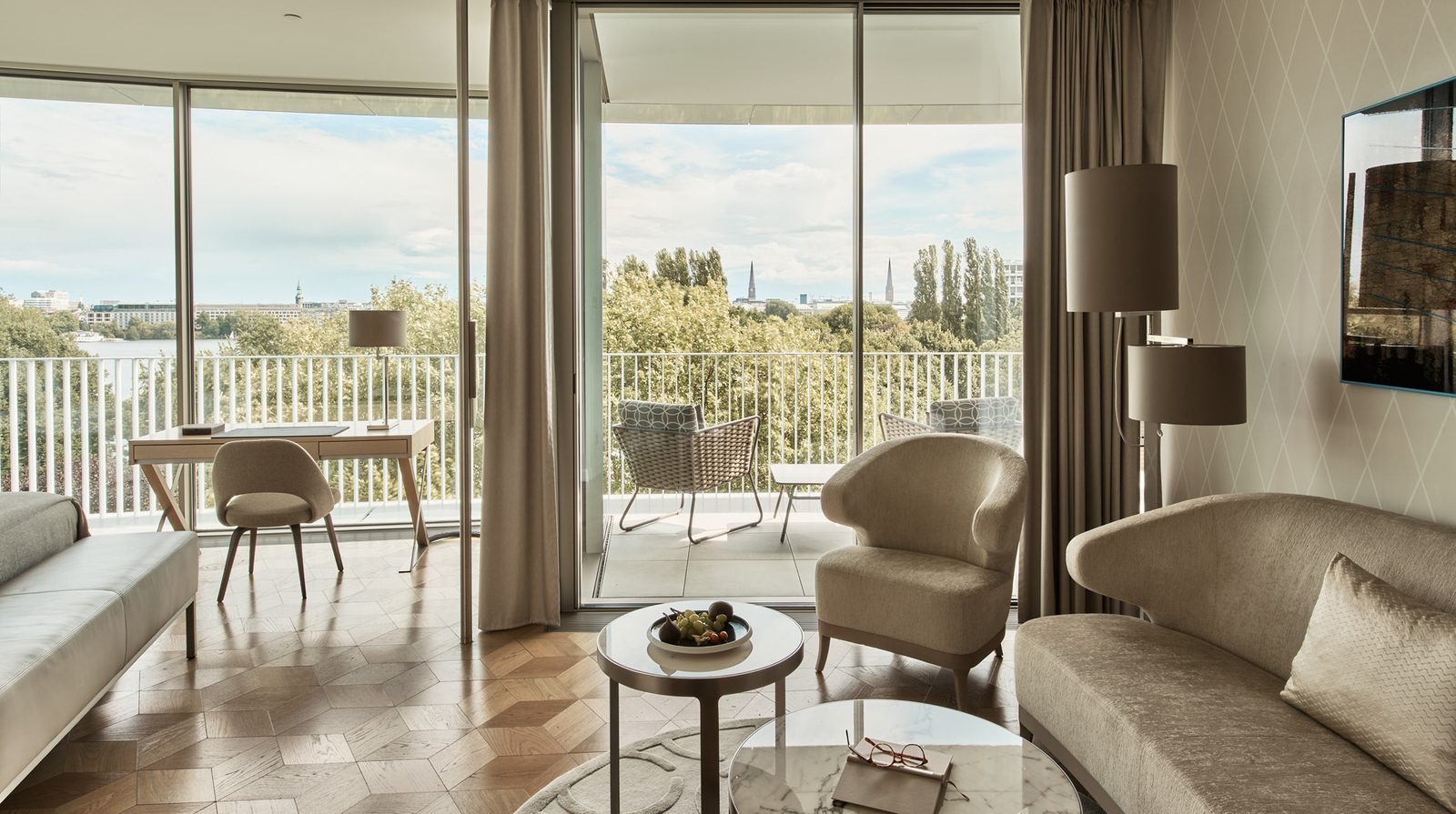 The Fontenay Hamburg interior