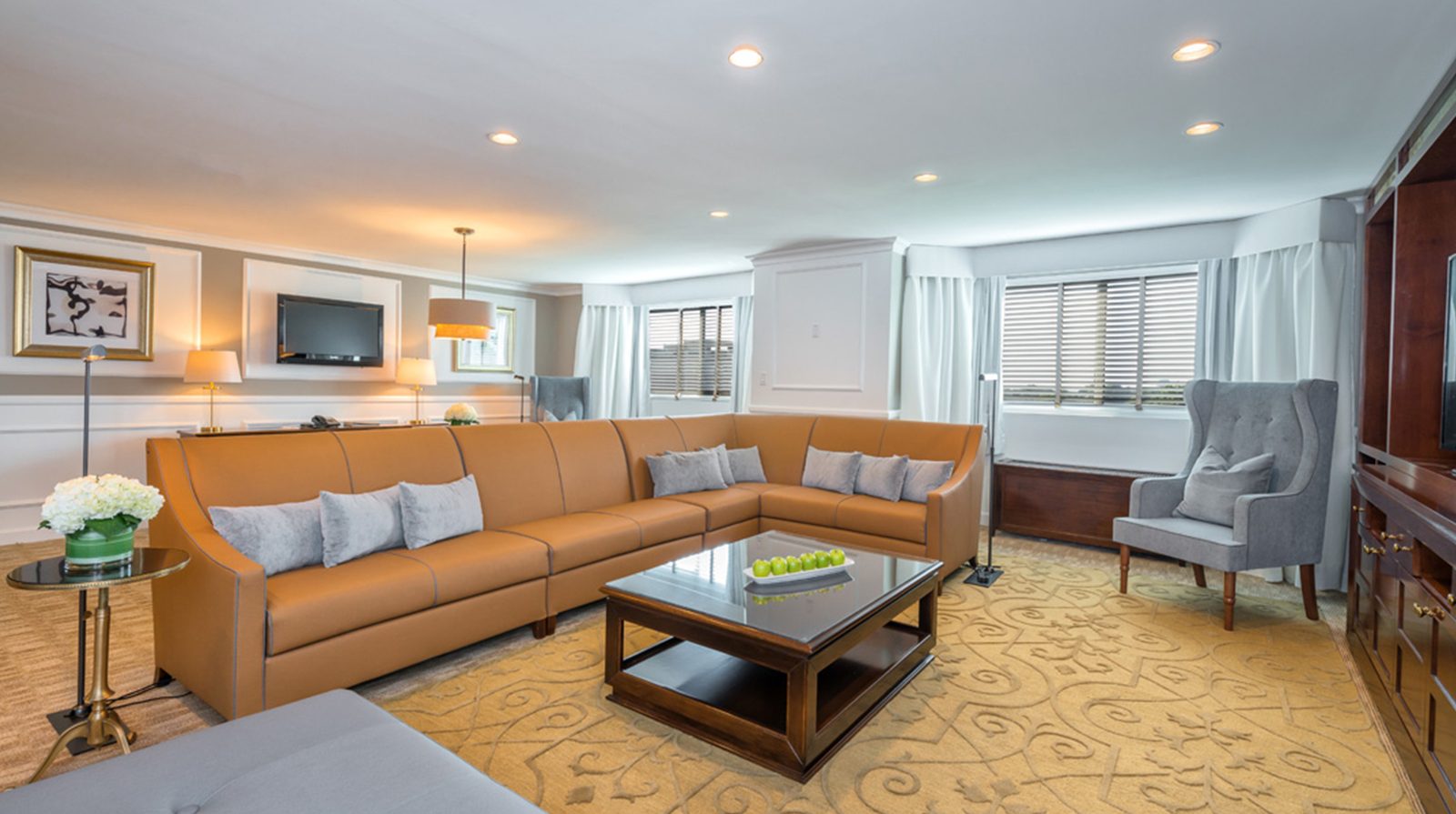 The Garden City Hotel interior