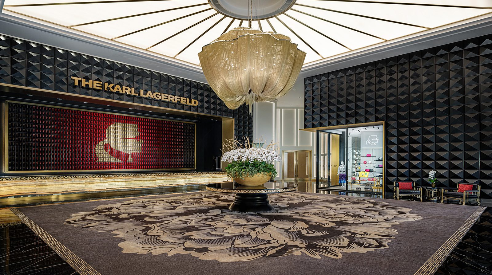 THE KARL LAGERFELD interior