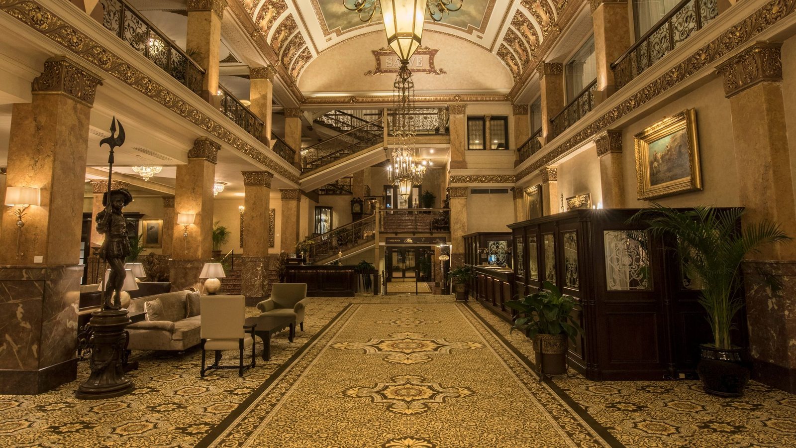 The Pfister Hotel interior