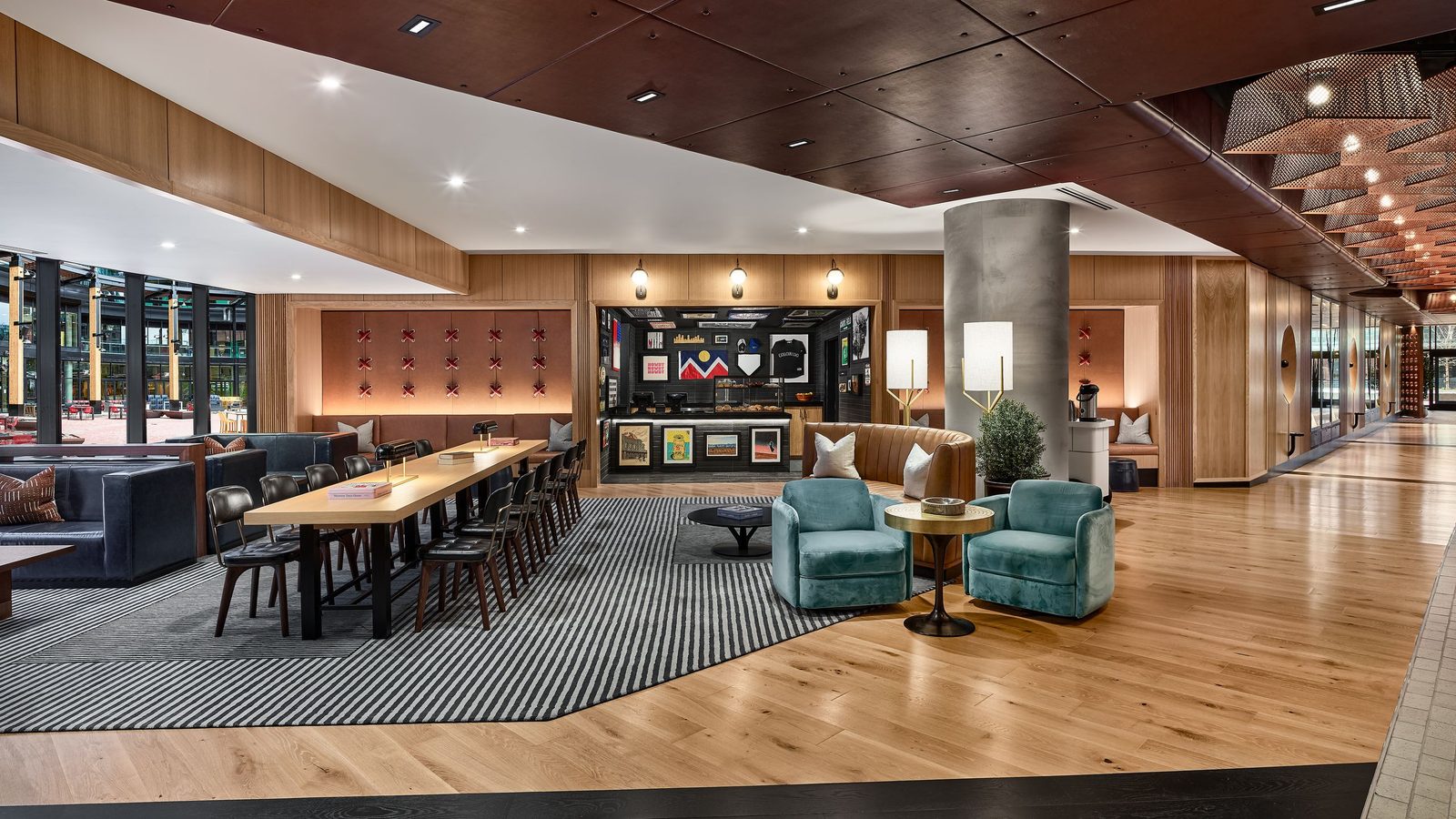 The Rally Hotel interior