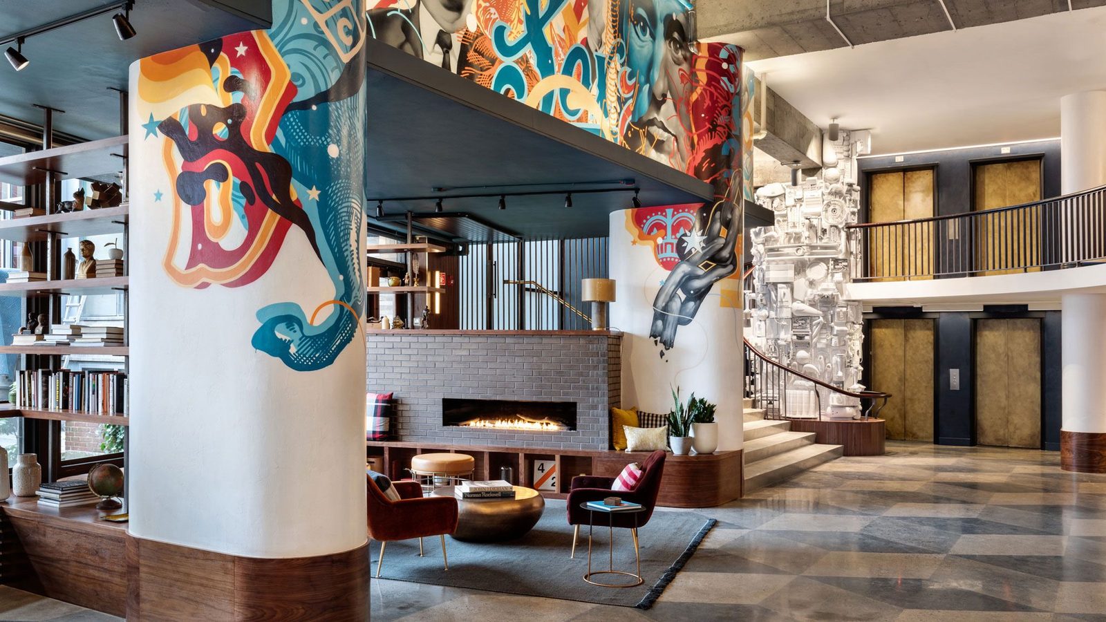 The Revolution Hotel interior