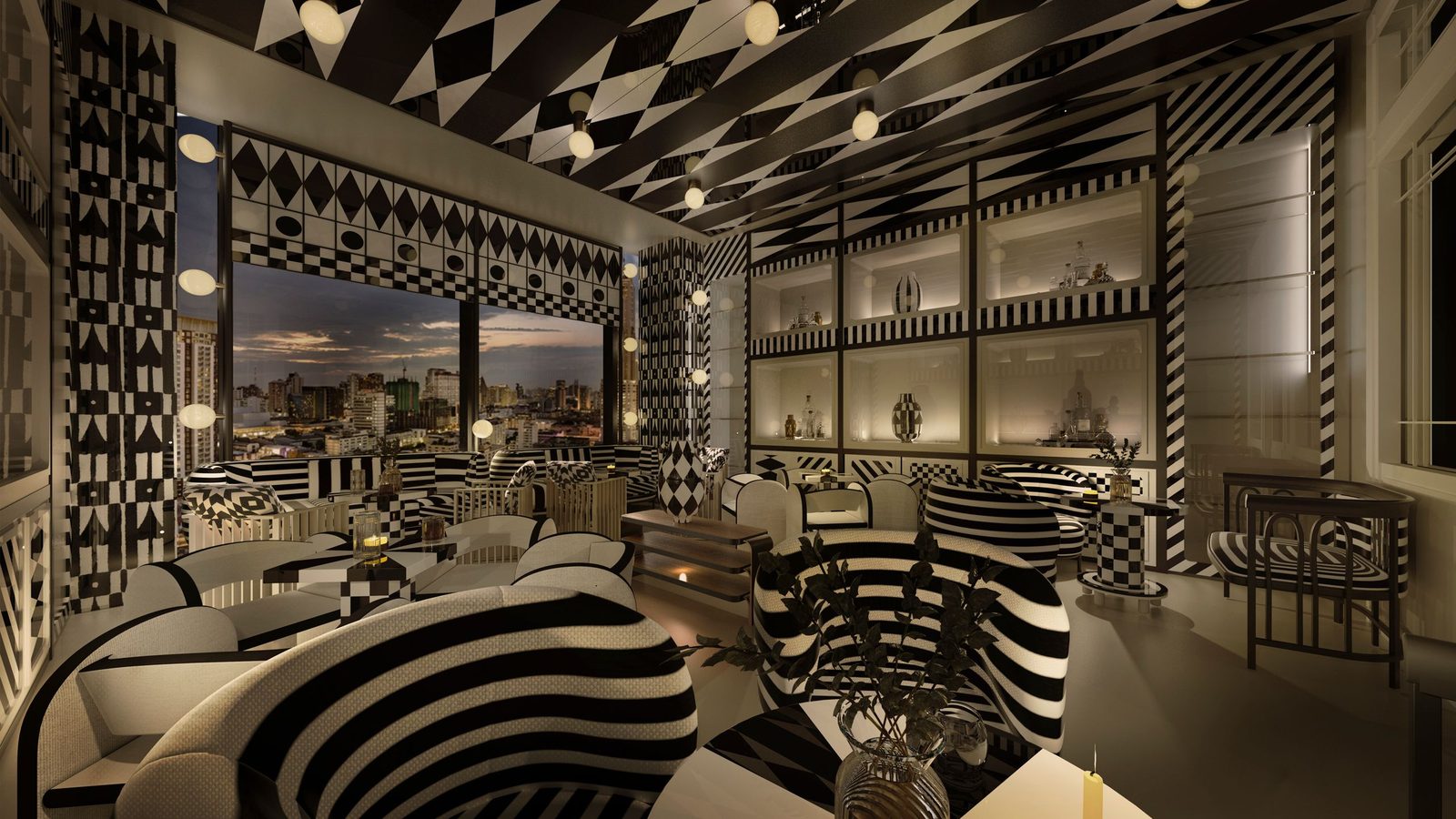 The Standard Bangkok Mahanakhon interior