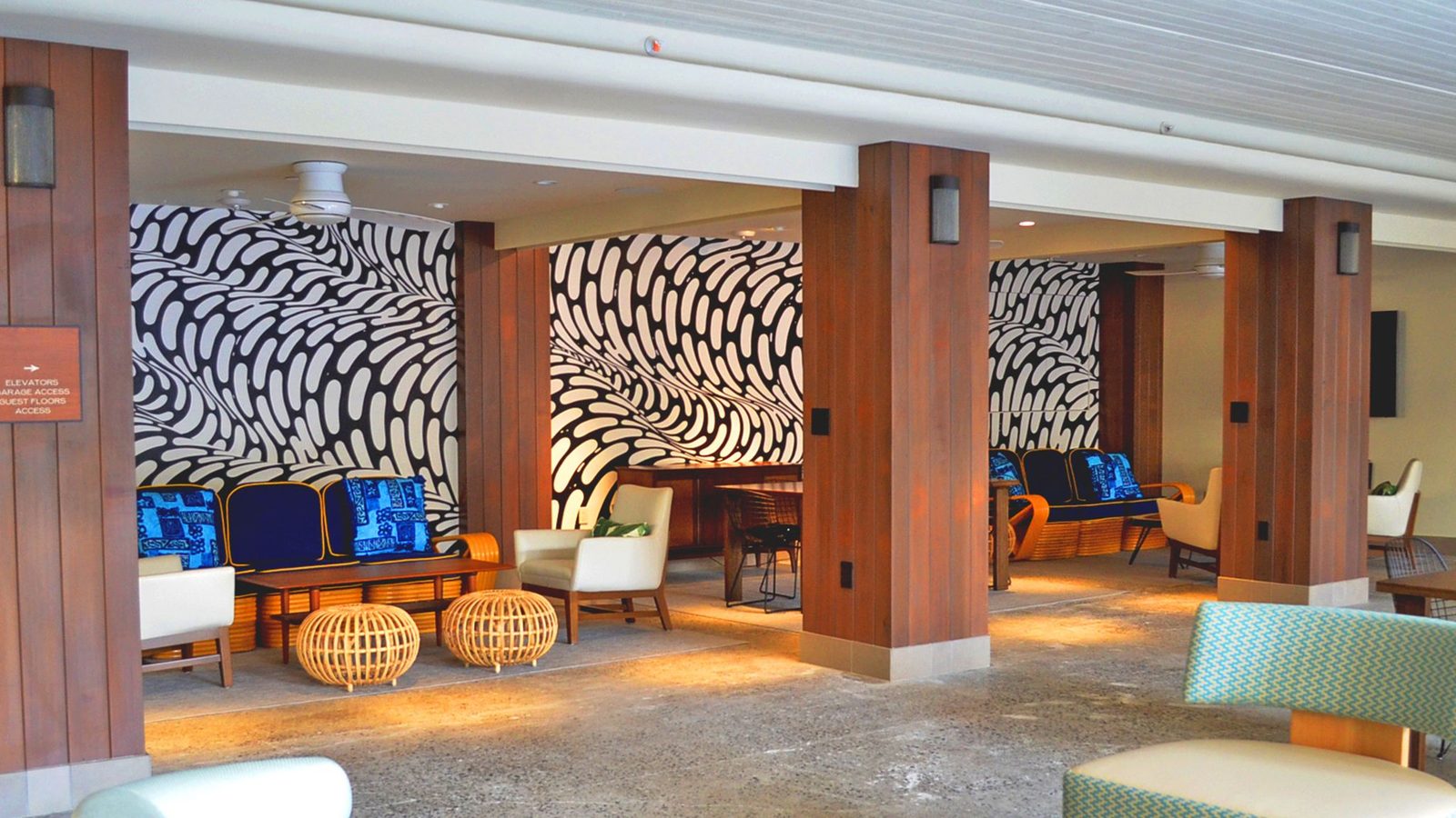 The Surfjack Hotel & Swim Club interior
