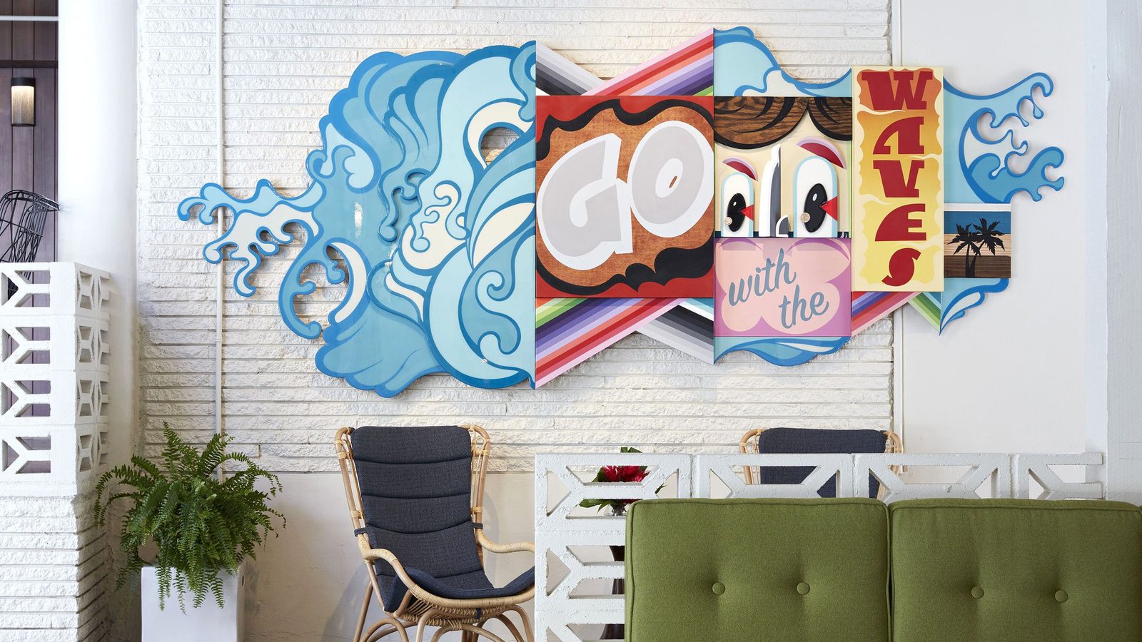 The Surfjack Hotel & Swim Club interior