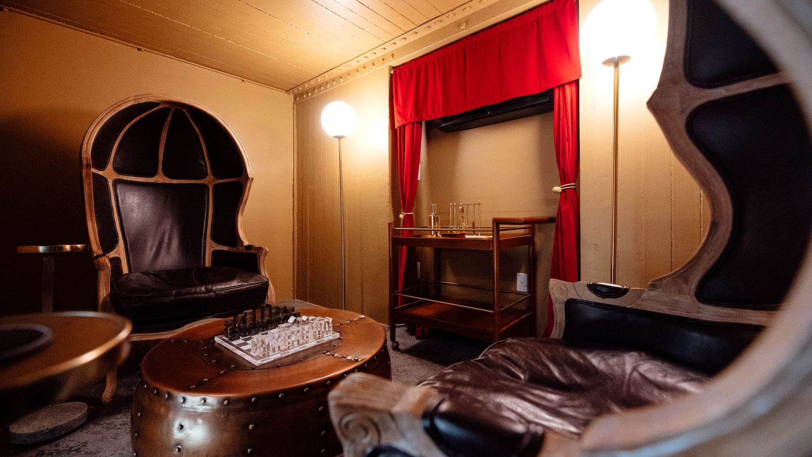The Vault Hotel interior