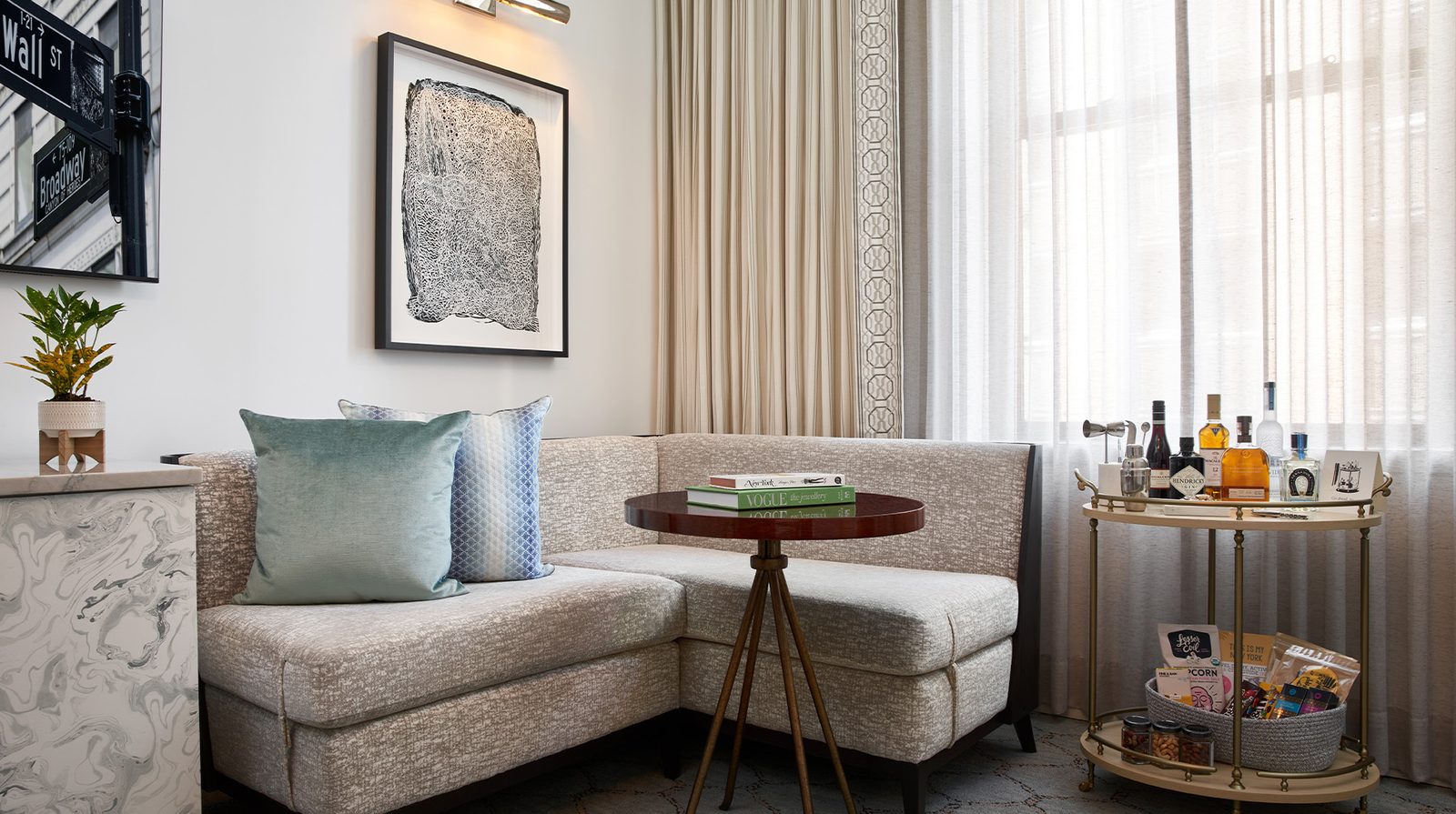 The Wall Street Hotel interior