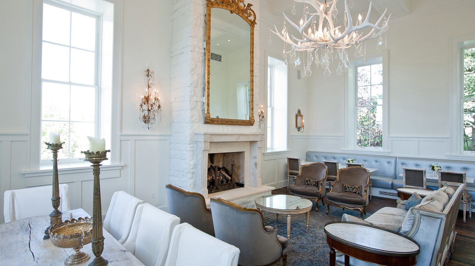 Washington School House Hotel interior